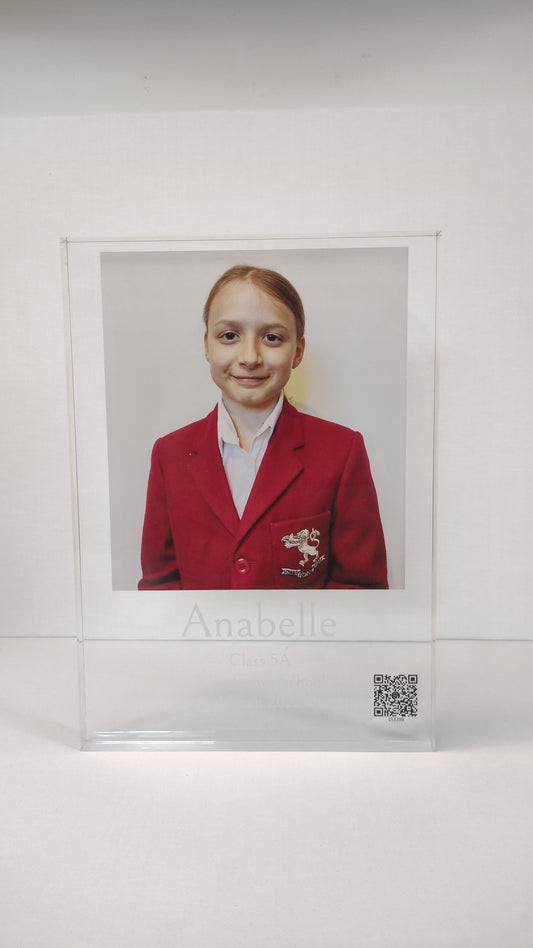 A5 clear 15mm Acrylic Block with packing and postage
